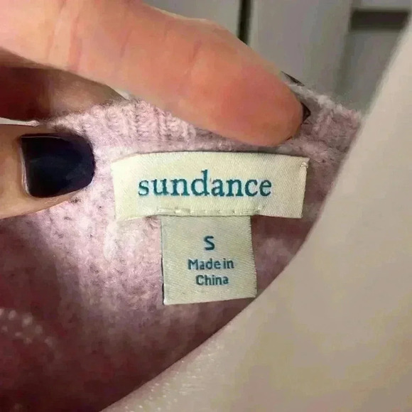 Sundance Scoop Neck Knit Sweater Size Small - Picture 2 of 9